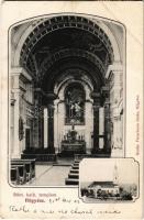 1903 Hőgyész, Római katolikus templom, belső. Fleischmann János kiadása (EK)