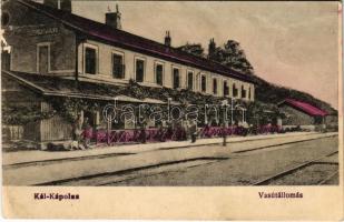 1940 Kál, Kál-Kápolna vasútállomás. Vasúti Levelezőlapárusítás 448. (fa)