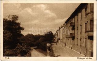 1929 Győr, Bisinger sétány, utca (EK)