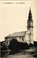 Kunszentmárton, Római katolikus templom. Wolf Dezső kiadása (r)
