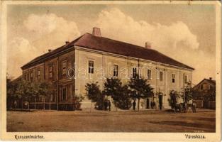 1926 Kunszentmárton, Városháza. Tábory Ilona kiadása (r)