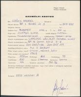 1972 Divatfotó Szőcs András fotómodell közreműködésével, vintage fotó, hozzáadva a modell adatlapját...