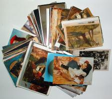 250 db (182 db magyar, 68 db külföldi) modern művészeti lap