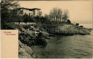 Lovran, Lovrana; Villa Frappart