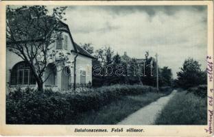 1932 Balatonszemes, Felső villasor