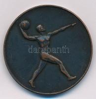 1947. "MÁVAG - Az Acélhang Vándordíj Küzdelmeiért" kétoldalas Br kézilabda sport emlékérem...