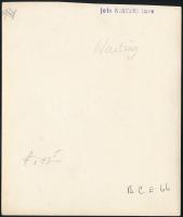 cca 1936 Kinszki Imre (1901-1945) budapesti fotóművész hagyatékából, a szerző által feliratozott, pe...