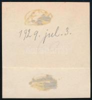 1929 Kinszki Imre (1901-1945) budapesti fotóművész hagyatékából, a szerző által datált vintage fotó ...