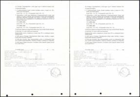 6db-os magyar részvény és letéti jegy tétel, közte "Iparbankház Rt.", "Általános Gázi...