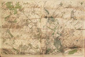 Hatalmas méretű Újpest és Budapest térkép a 30-as évekből