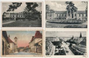 18 db RÉGI magyar város képeslap lap / 18 pre-1945 Hungarian town-view postcards
