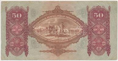 1932. 50P "50 éves a szervezett éremgyűjtés Pápán 1970-2020" piros színű felülbélyegzéssel...