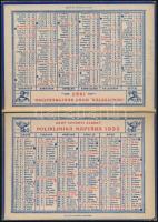 1935 Gróf Apponyi Albert Poliklinika naptára 1935