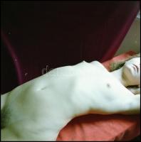 cca 1981 Éppencsak..., Menesdorfer Lajos (1941-2005) budapesti fotóművész hagyatékából, 4 db vintage...