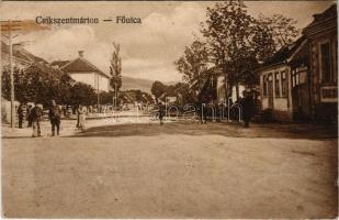 Csíkszentmárton, Sanmartin; Fő utca / main street (Rb)