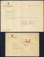 Fajth Tibor operaigazgató, író aláírása Páka Jolánnak írott levélen