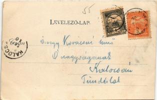 Felsőbencsek, Németbencsek, Német-Bencsek, Bencecu de Sus; Községháza, kerékpár / town hall, bicycle...