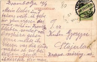 1907 Zsombolya, Hatzfeld, Jimbolia; Hetipiac, vásár, piaci árusok szekerekkel. W. L. Bp. 1997. Bundy...