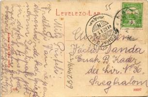 1915 Margitta, Marghita; Piactér, templomok. W. L. (?) 2270. Fisch Lipót kiadása / market square, ch...