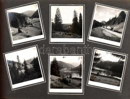 1943 Erdély, Gyilkos-tó és környéke, Thöresz Dezső (1902-1963) békéscsabai gyógyszerész és fotóművés...