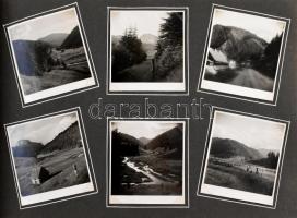 1943 Erdély, Gyilkos-tó és környéke, Thöresz Dezső (1902-1963) békéscsabai gyógyszerész és fotóművés...