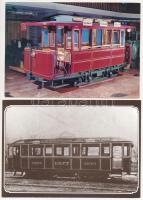15 db MODERN motívum képeslap: budapesti villamosok / 15 modern motive postcards: Hungarian trams from Budapest
