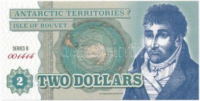 Antarktiszi Területek / Bouvet-sziget 2$ T:I Antarctic Territories / Isle of Bouvet 2 Dollars C:UNC
