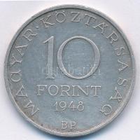 1948. 10Ft Ag "Széchenyi" T:2 Adamo EM2