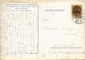 1939 Balatonvilágos, Székesővárosi Alkalmazottak Segítőalapja Fővárosi Üdülőtelep II. sz. szálló rés...