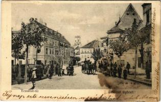 1905 Győr, Erzsébet tér. Milanes Iván kiadása (fl)