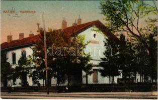 1931 Isaszeg, vasútállomás. Vasúti levelezőlapárusítás 227. + BUDAPEST-SOMOSKŐÚJFALU 22 mozgóposta