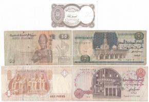 Egyiptom 1971-2016 5p-10Ł (5xklf) T:I-III
Egypt 1971-2016 5 Piastres - 10 Pounds (5xdiff) C:UNC-F