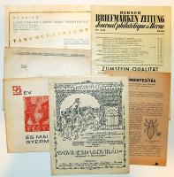 1914-1969 5 db  érdekes nyomtatvány, meghívó