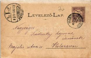 1901 Marosvásárhely, Targu Mures; Szent György utca, Gyulay Testvérek üzlete. Holbach Ede kiadása / ...