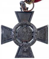 1939. "Magyar Ezüst Érdemérem hadiszalagon" ezüstözött Br kitüntetés, "BRONZ" fé...