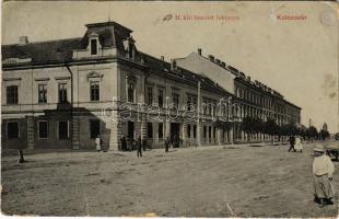 1909 Kolozsvár, Cluj; M. kir. honvéd laktanya. W. L. 10. / K.u.K. military barracks (fa)