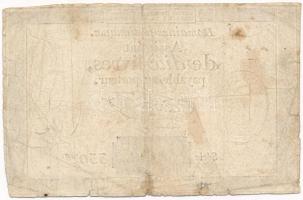 Franciaország 1792. 10L "Assignata" vízjellel és szárazpecséttel T:III- szakadás,ly. 
Fra...