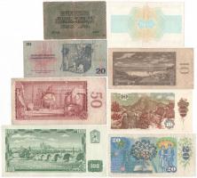 Csehszlovákia 1919-1988. 1K-100K (8xklf) T:III-IV
Czechoslovakia 1919-1988. 1 Koruna - 100 Korun (8...