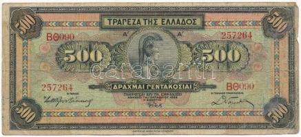 Görögország 1932. 500D T:III- Greece 1932. 500 Drachmai C:VG Krause 102