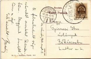 Szatmárnémeti, Satu Mare; Piata I. Bratianu, Banca Romaneasca / utca, Román bank / street view, Roma...