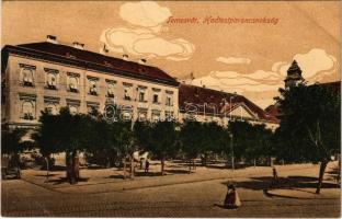 1916 Temesvár, Timisoara; Hadtestparancsnokság. Polatsek kiadása / K.u.K. military, army headquarters + "K.u.K. Garnisonsspital"