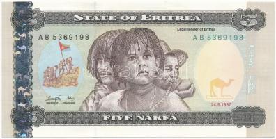 Eritrea 1997. 5N T:I  Eritrea 1997. 5 Nakfa C:UNC Krause P#2