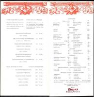 cca 1960-1970 Duna Intercontinental étlapok, 3 db