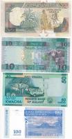 Vegyes: Dél-Szudán 2016. 10Ł + Madagaszkár 100A (500Fr) + Malawi 2016. 50K + Szomália / Mogadishu És...