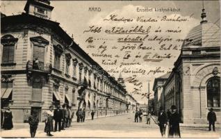 1905 Arad, Erzsébet királyné körút / street view (EB)