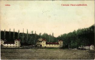 1909 Szlatinafüred, Slatina (Aknaszlatina, Máramaros); Pável sósfürdő / spa, villas