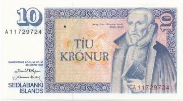 Izland 1961. 10K T:I Iceland 1961. 10 Kronur C:UNC Krause 48.a