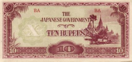 Kis japán megszállás tétel 1940-es évek eleje, 10db, benne Fülöp szigetek, Burma, Holland India T:I ...