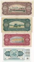 Jugoszlávia 1955. 100D + 500D + 1963. 1000D + 1968. 5D T:III,I- 
Yugoslavia 1955. 100 Dinara + 500 ...