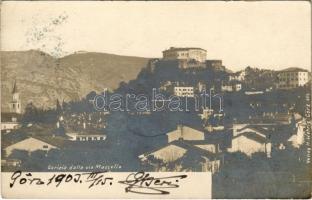 1903 Gorizia, Görz, Gorica; dalla via Maccello / photo